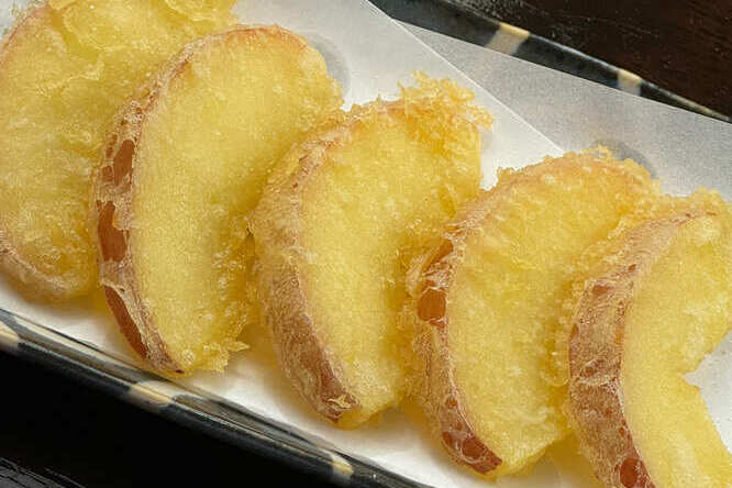 奥羽の宴 りんご天ぷら